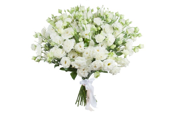 Букет из белых эустом
