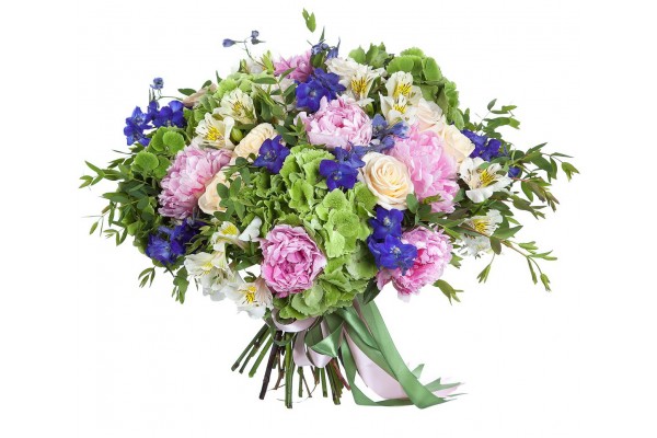 Цветочный микс с гортензиями