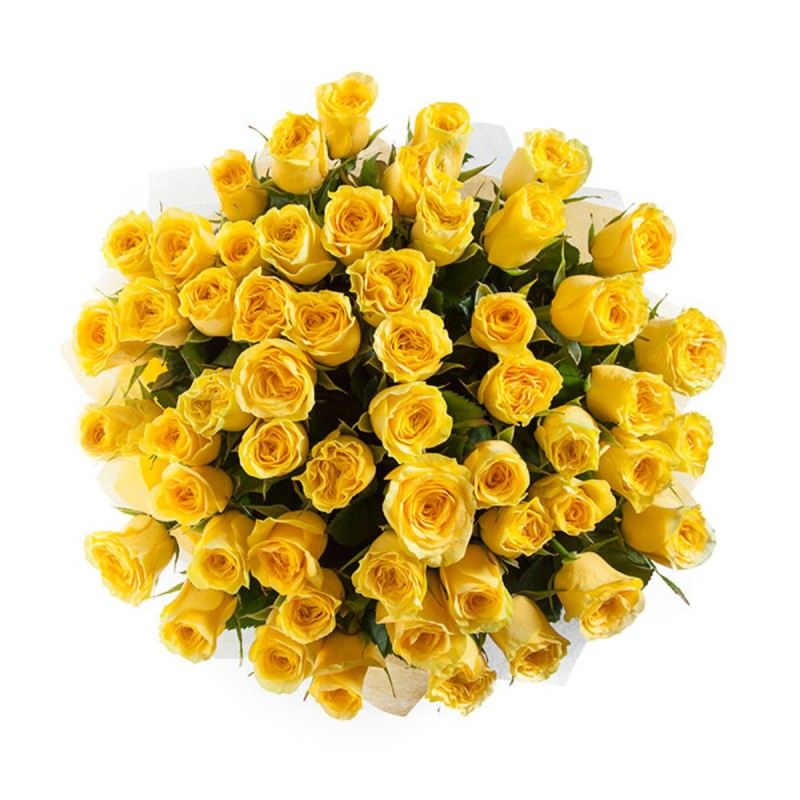 Букет из желтых роз