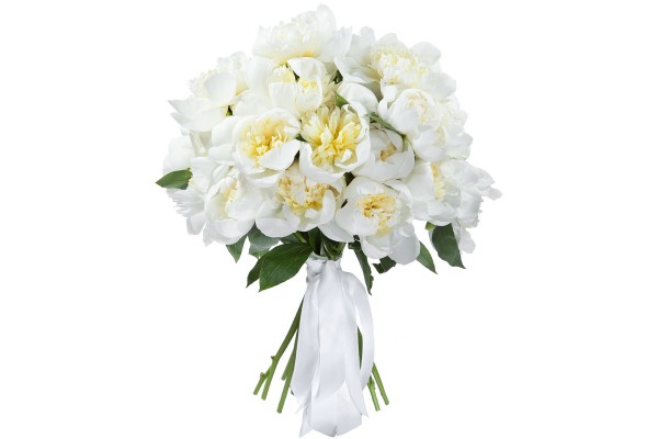Букет из пионов "Duchesse DeNemours" 