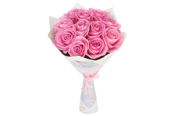 Букет из розовых роз