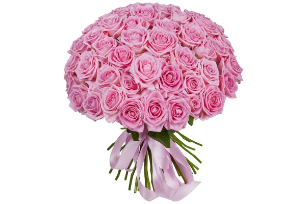 Букет из розовых роз