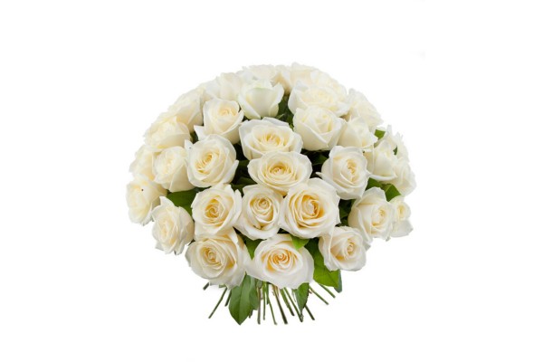 Букет из белых роз 