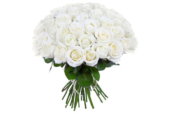 Букет из белых роз