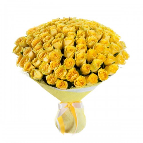 Букет из желтых роз