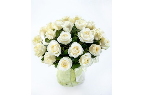 Букет из белых роз